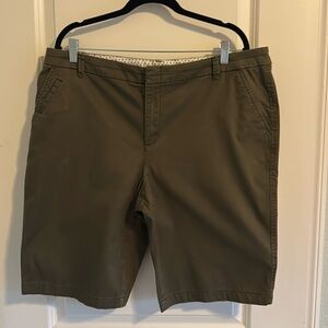 Army Green Bermuda Shorts